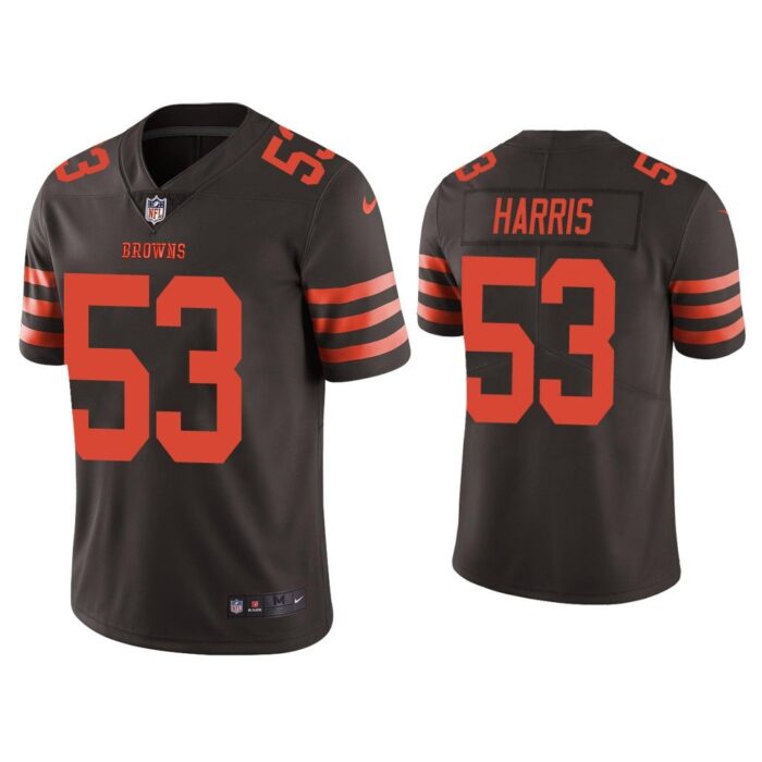 Men Color Rush Limited Nick Harris Cleveland Browns Brown Jersey