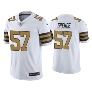 Men Color Rush Limited Noah Spence New Orleans Saints White Jersey