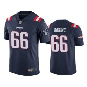 Men Color Rush Limited Russell Bodine New England Patriots Navy Jersey