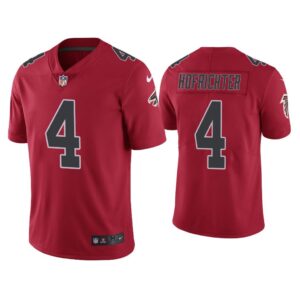 Men Color Rush Limited Sterling Hofrichter Atlanta Falcons Red Jersey