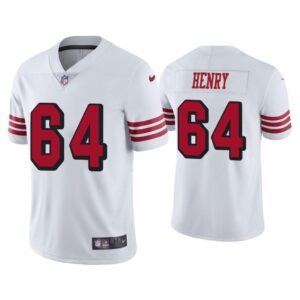 Men Color Rush Limited Willie Henry San Francisco 49ers White Jersey