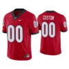 Men Custom Georgia Bulldogs Red College Football Alumni Player Jersey