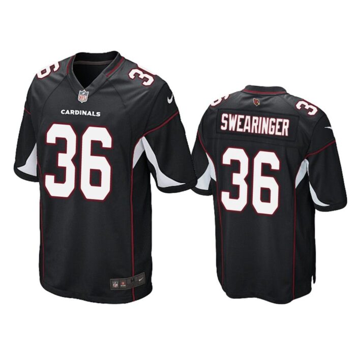 Men D.J. Swearinger Arizona Cardinals Black Alternate Game Jersey