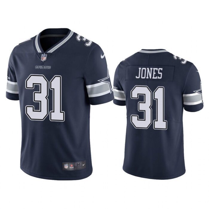 Men Dallas Cowboys Byron Jones #31 Navy Color Rush Limited Jersey