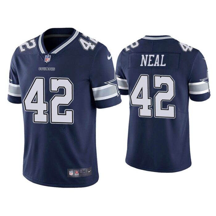 Men Dallas Cowboys Keanu Neal Vapor Limited Navy Jersey