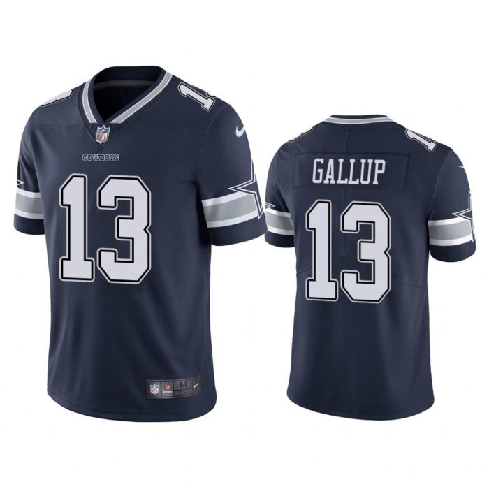 Men Dallas Cowboys Michael Gallup #13 Navy Color Rush Limited Jersey