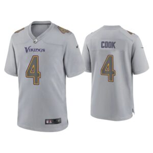 Men Dalvin Cook Minnesota Vikings Gray Atmosphere Fashion Game Jersey