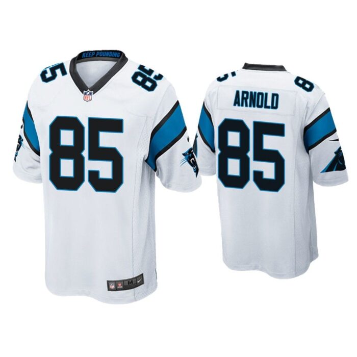 Men Dan Arnold Carolina Panthers White Game Jersey