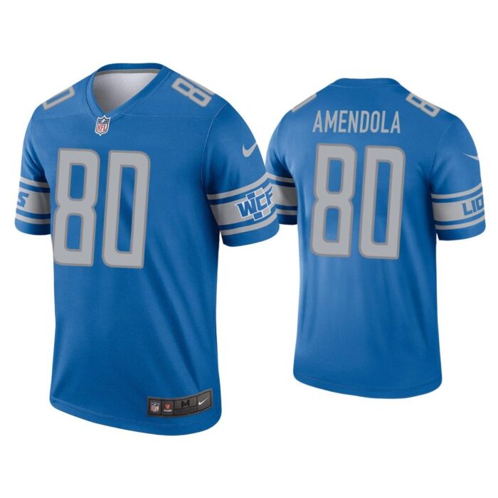 Men Danny Amendola Detroit Lions Blue Legend Jersey