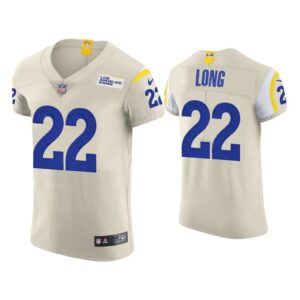 Men David Long Los Angeles Rams Cream Vapor Elite Jersey