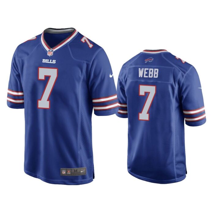 Men Davis Webb Buffalo Bills Royal Game Jersey