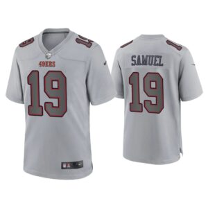 Men Deebo Samuel San Francisco 49ers Gray Atmosphere Fashion Game Jersey