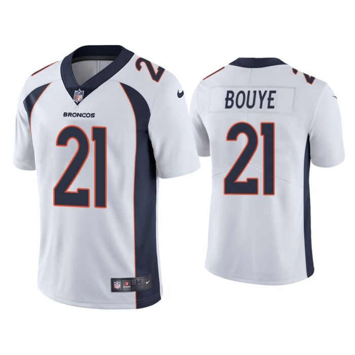 Men Denver Broncos A.J. Bouye Vapor Limited White Jersey