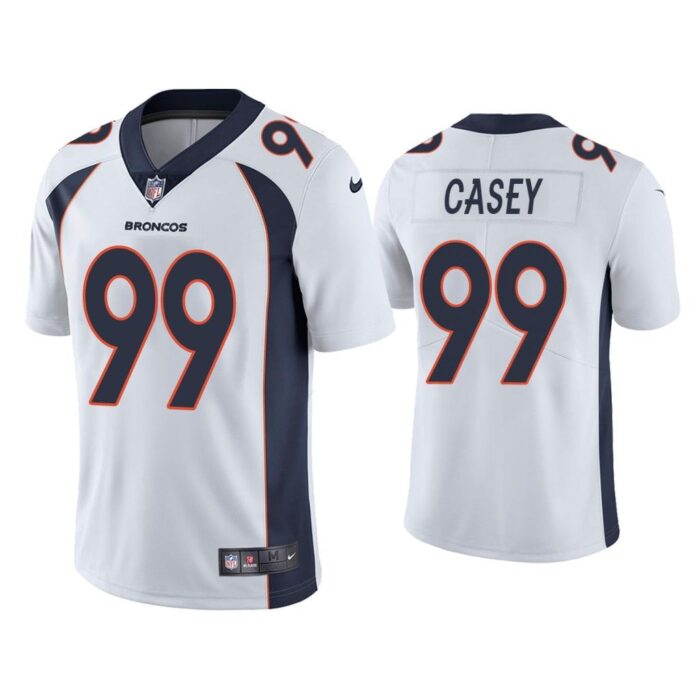 Men Denver Broncos Jurrell Casey Vapor Limited White Jersey