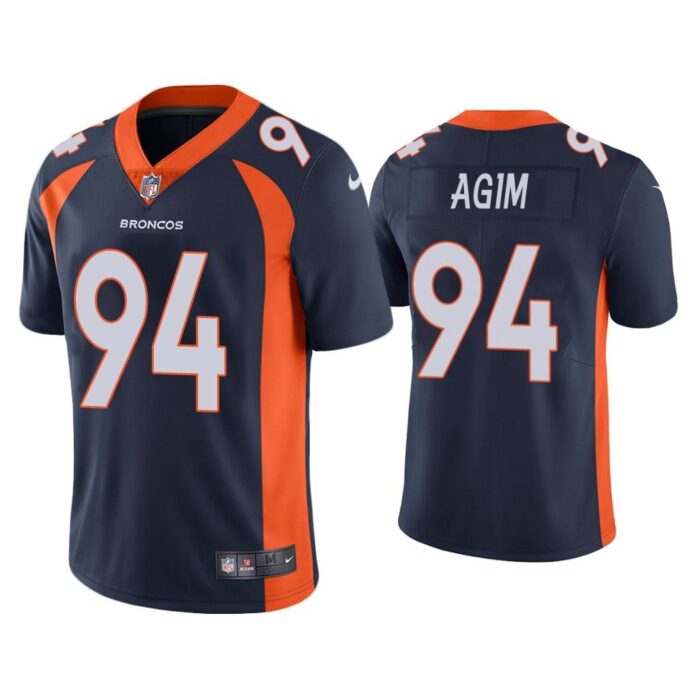 Men Denver Broncos McTelvin Agim Vapor Limited Navy Jersey