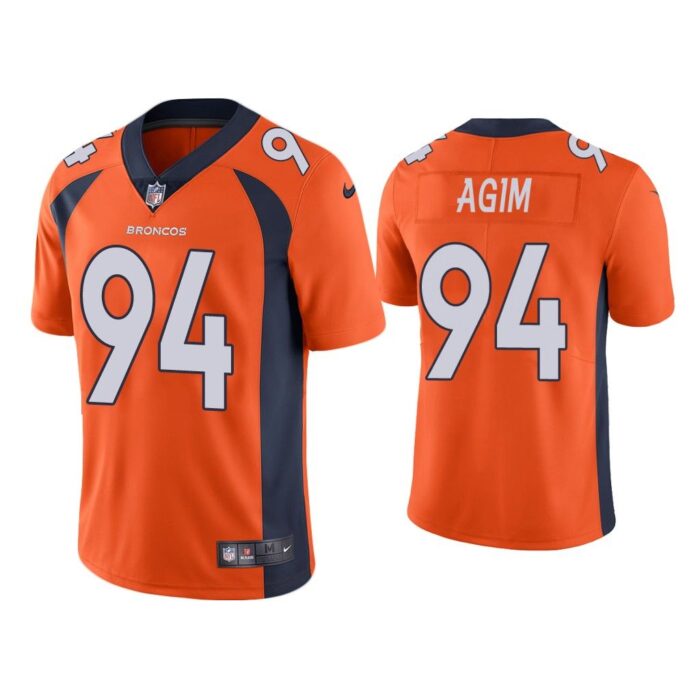 Men Denver Broncos McTelvin Agim Vapor Limited Orange Jersey