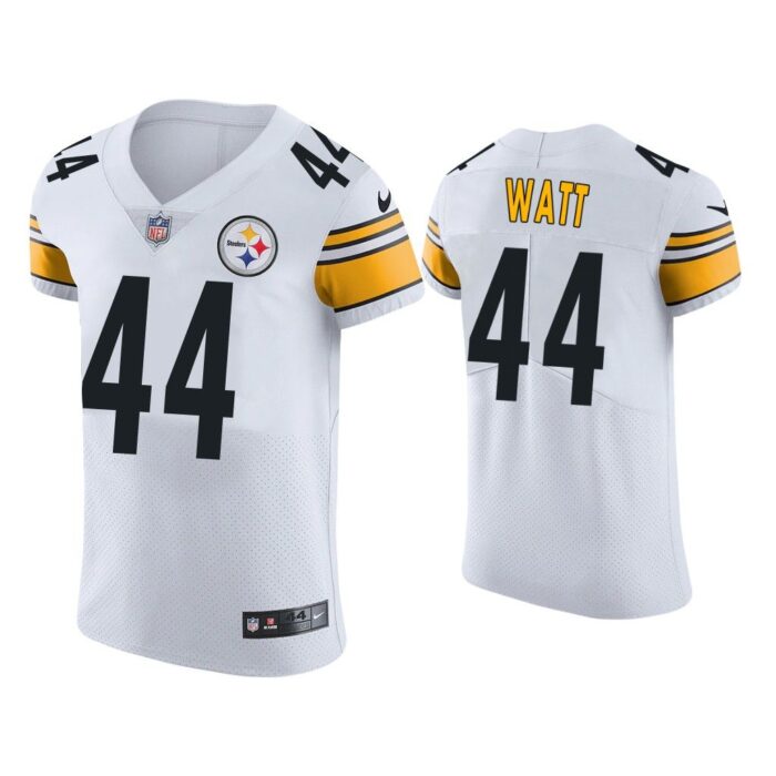 Men Derek Watt Pittsburgh Steelers White Vapor Elite Jersey