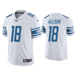 Men Detroit Lions Geronimo Allison Vapor Limited White Jersey