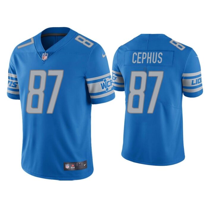 Men Detroit Lions Quintez Cephus Vapor Limited Light Blue Jersey