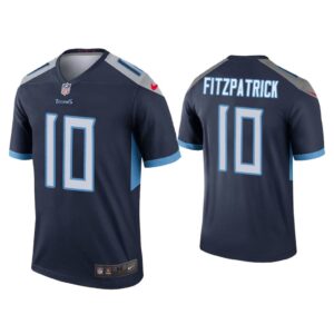 Men Dez Fitzpatrick Tennessee Titans Navy Legend Jersey