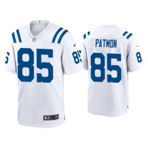 Men Dezmon Patmon Indianapolis Colts White Game Jersey