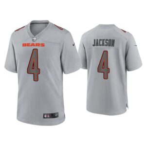 Men Eddie Jackson Chicago Bears Gray Atmosphere Fashion Game Jersey