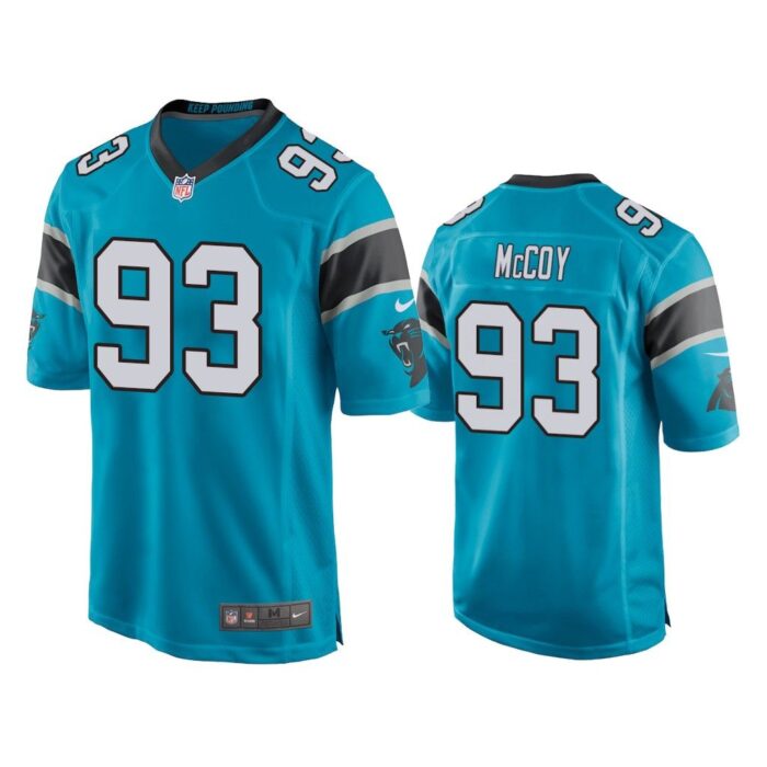 Men Gerald McCoy Carolina Panthers Blue Game Jersey