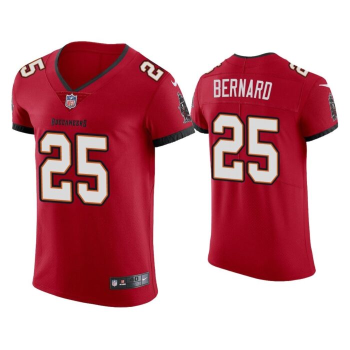 Men Giovani Bernard Tampa Bay Buccaneers Red Vapor Elite Jersey