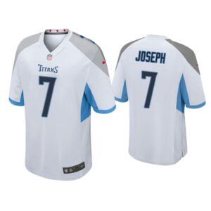 Men Greg Joseph Tennessee Titans White Game Jersey