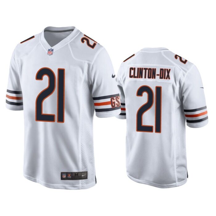 Men Ha Ha Clinton-Dix #21 Chicago Bears White Game Jersey