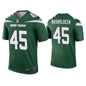 Men Hamsah Nasirildeen New York Jets Green Legend Jersey