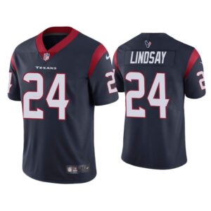 Men Houston Texans Phillip Lindsay Vapor Limited Navy Jersey