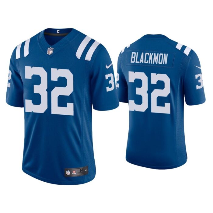 Men Indianapolis Colts Julian Blackmon Vapor Limited Royal Jersey