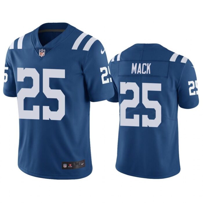 Men Indianapolis Colts Marlon Mack #25 Royal Color Rush Limited Jersey