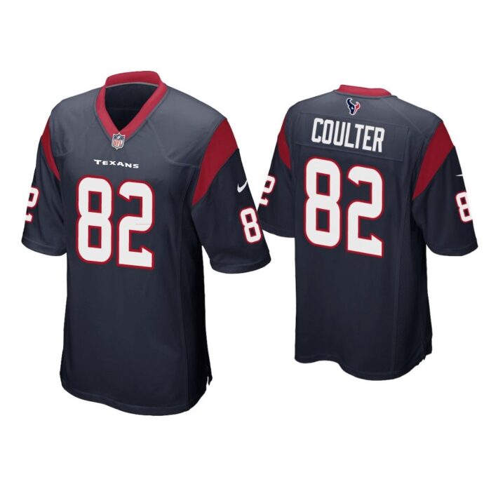 Men Isaiah Coulter Houston Texans Navy Game Jersey