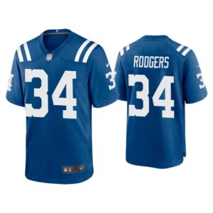 Men Isaiah Rodgers Indianapolis Colts Royal Game Jersey