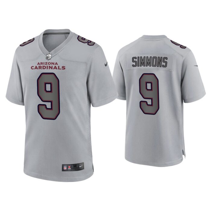 Men Isaiah Simmons Arizona Cardinals Gray Atmosphere Fashion Game Jersey