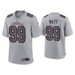 Men J.J. Watt Arizona Cardinals Gray Atmosphere Fashion Game Jersey