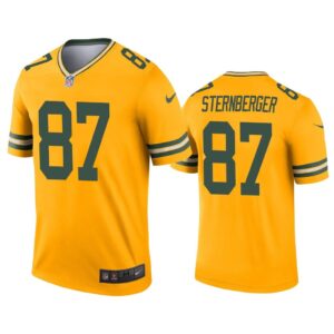 Men Jace Sternberger Green Bay Packers Gold Inverted Legend Jersey