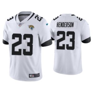 Men Jacksonville Jaguars C.J. Henderson Vapor Limited White Jersey