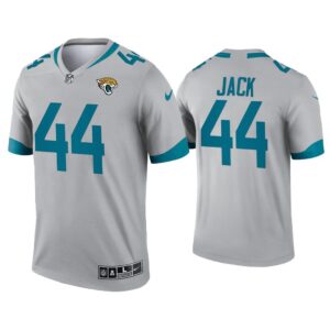 Men Jacksonville Jaguars Myles Jack Silver Inverted Legend Jersey