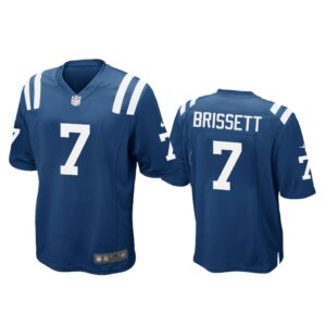 Men Jacoby Brissett Indianapolis Colts Royal Blue Game Jersey