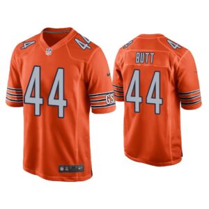 Men Jake Butt Chicago Bears Orange Alternate Game Jersey