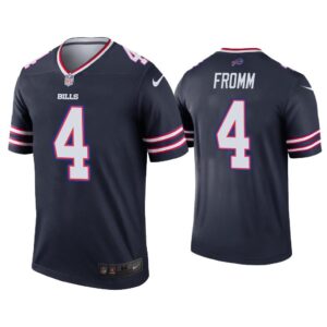 Men Jake Fromm Buffalo Bills Navy Inverted Legend Jersey