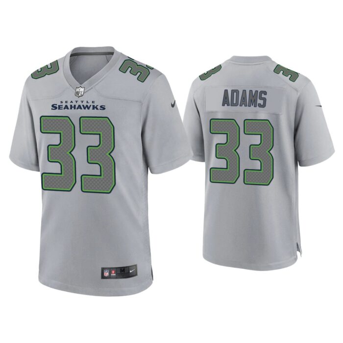 Men Jamal Adams Seattle Seahawks Gray Atmosphere Fashion Game Jersey