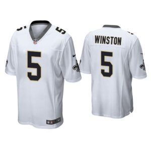 Men Jameis Winston New Orleans Saints White Game Jersey