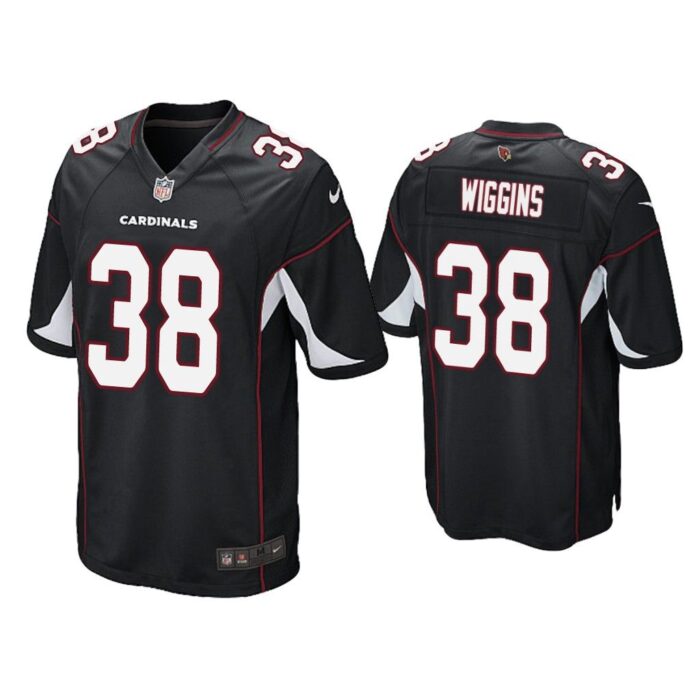 Men James Wiggins Arizona Cardinals Black Alternate Game Jersey