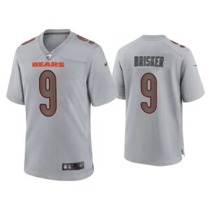 Men Jaquan Brisker Chicago Bears Gray Atmosphere Fashion Game Jersey