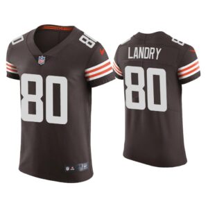 Men Jarvis Landry Cleveland Browns Brown Vapor Elite Jersey