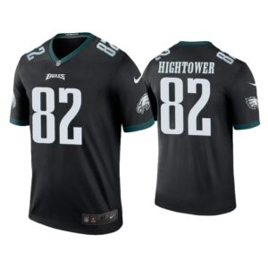 Men John Hightower Philadelphia Eagles Black Legend Jersey